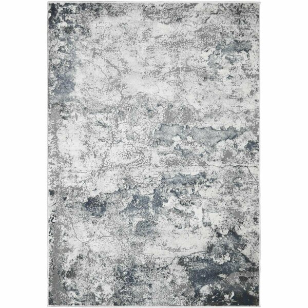 Mayberry Rug 7 ft. 10 in. x 9 ft. 10 in. Everest Quartz Area Rug, Blue EV8656 8X10